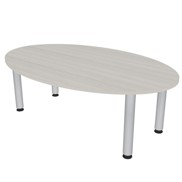 Skutchi Designs 33.5 in W, 69.5 in L, 29 in H, Engineered Wood Top, Ivory HAR-OVL-34X70-PT-26 - main